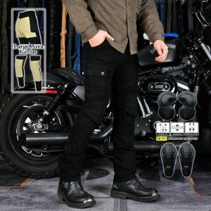 LOONG BIKER 摩托车骑行牛仔裤复古防摔机车裤凯夫拉抗撕裂骑行裤