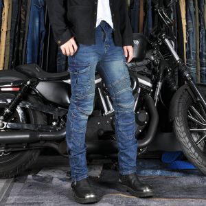 LOONG BIKER 摩托车骑行牛仔裤 赛车裤 带护具防摔骑行机车裤 骑行裤